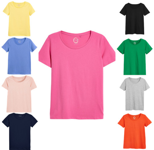 Ladies crew neck short - neck,