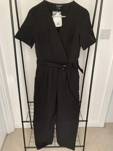 New topshop jumpsuit uk6 - jumpsuit, black
