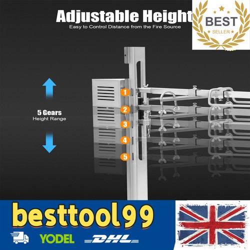 Large grill rotisserie - 53",