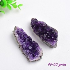 Stress Relief Natural Amethyst Cluster Raw Quartz Crystal Ornament Purple Stone