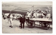 Picture postcard of an event possibly in the Bolton area Lancashire (C93984)