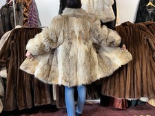 Canadian Coyote Fur Coat Real