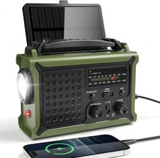 Mesqool Wind Up Radio Solar