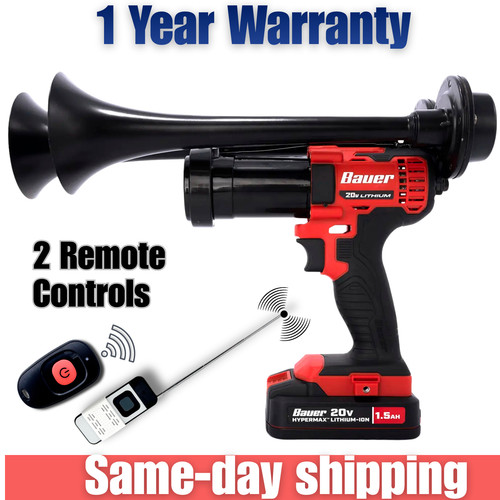 Bauer 20v train horn - horn, dual