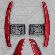 Genuine Red Carbon Fibre Gear Paddle Shifters BMW F80 M3 F82 F83 M4 F87 M2 F30 +