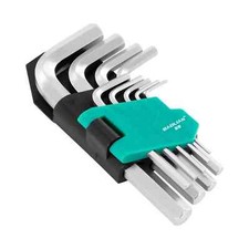 Allen Key Set 9 Piece Hex Key Set Long L-Keys Hexagon Wrenches