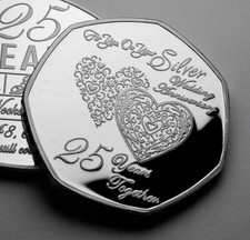 ON YOUR 25th SILVER WEDDING