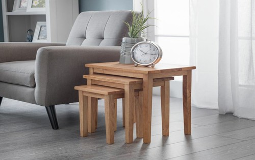 Oak effect nest - nest, (set