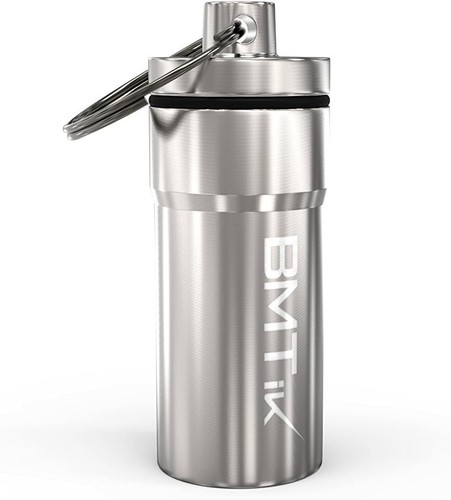 Small pill box silver - pill,