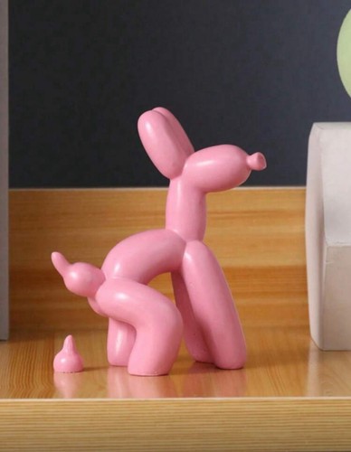 Mini resin balloon dog - resin,