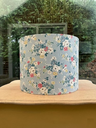 Blue roses lampshade cottage - roses,