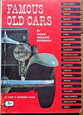 Famous Old Cars  - Album Of Automobile Classics - Hank Bowman 1957 -Edition 359