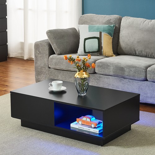 Modern black coffee - table, with
