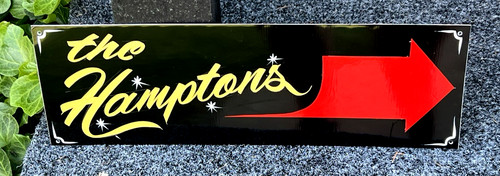 Hand painted the hamptons - hand,