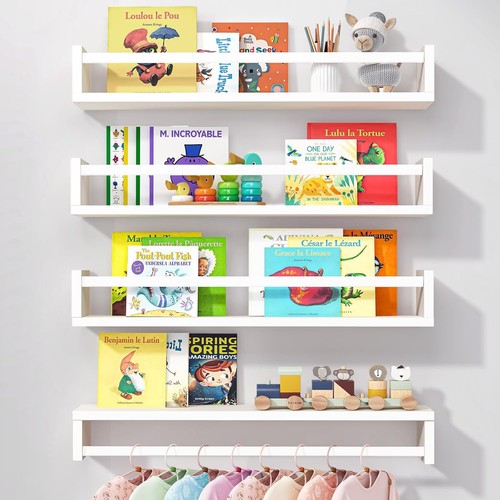 Nursery book shelves 6 - shelves,, 23.6