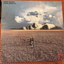 John Lennon Mind Games Vinyl LP 1973 First Press PCS7165 YEX927 1U Album Record
