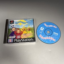 1996 PS1 Play With The Teletubbies Game Sony PlayStation 1 No Manual