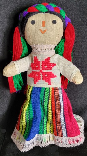 Vintage mexican doll - vintage,
