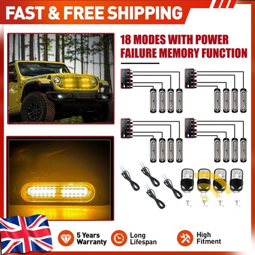 16x amber led - amber, 18