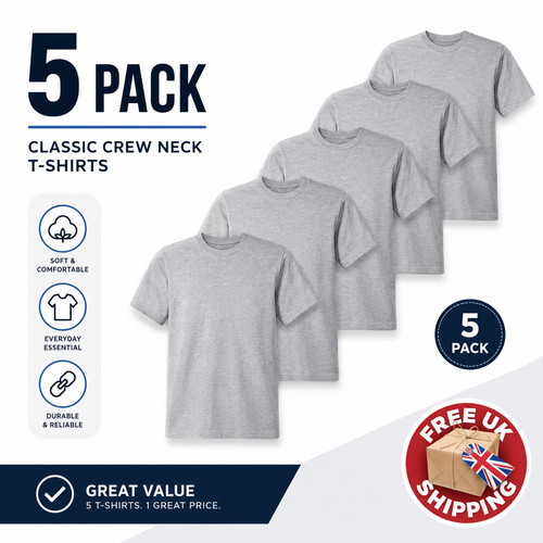 Men shirt pack cotton - t-shirt, 5