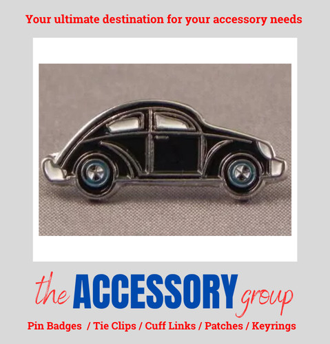 New beetle herbie black pin - new,
