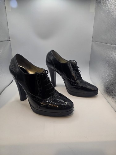 Dune patent black brogues - dune,