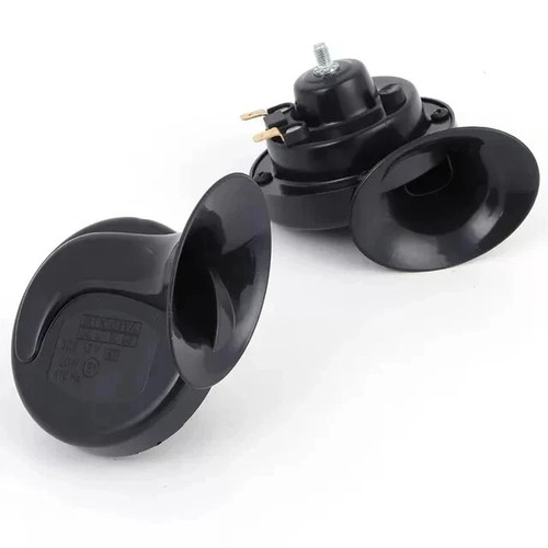 Pair 12v twin black snail - pair,