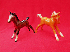 BESWICK Two Foals Palomino 815 and Brown 996