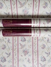 X1 80s Vintage SHAND KYDD Wallpaper Flower Stripe Floral 90s Cottagecore Vinyl 