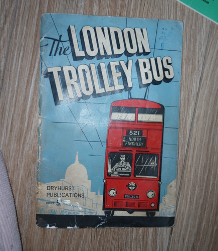 The london trolley bus booklet - london,