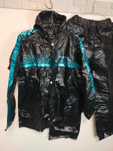 Black wit green - stripe, jacket