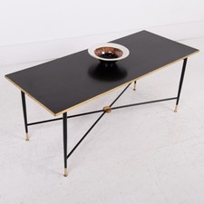Mid Century Brass Coffee Table