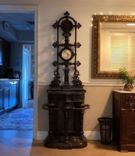 Victorian Cast Iron Hall Stand