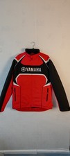 Yamaha Men's / Unisex Paddock Jacket Large Black Red Full Zip Long Sleeve