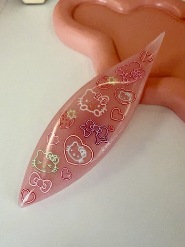 Hand decorated custom tatting