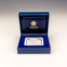 Halcyon Days Enamels - Love Letter Formed Bilston & Battersea Enamels Plaque