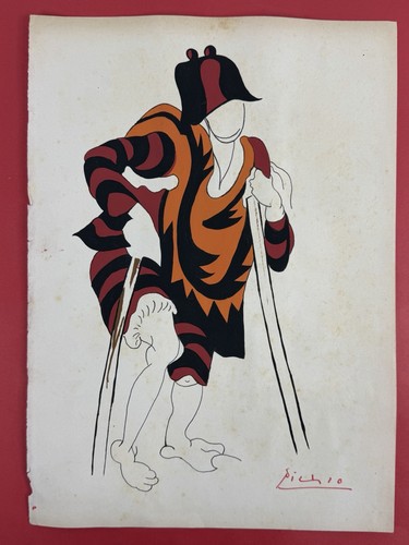 Pablo picasso drawing paper - on,