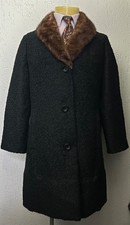 1950s Women’s Black Coat