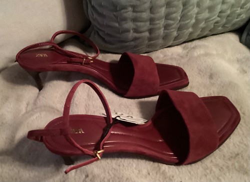 Bnwt zara burgundy red mid - zara,