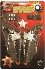 Cowboy Fancy Dress Toy Gun Set