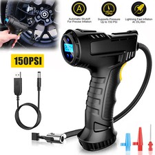 Electric Cordless Car Tyre Inflator Pump Portable Air Compressor Pump 12V 150PSI