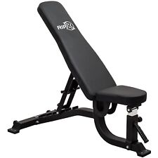 RIP X Fully Adjustable Gym Bench Flat Incline Decline FID Weight Nonslip Cushion