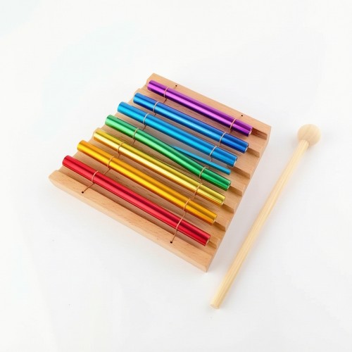 Xylophone with mallet - xylophone,
