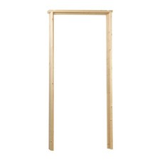 Softwood Fire Door Lining Set 32x132mm 2.05m Frame Kit Internal Timber Casing