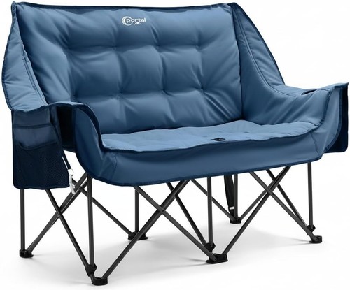 Double camping chair padded - camping,