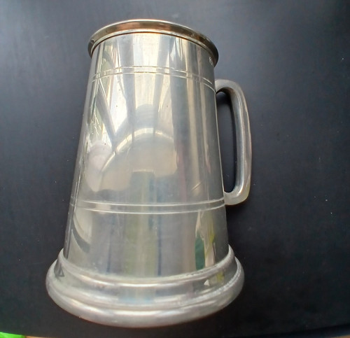Arw pewter tankard - arw, vintage