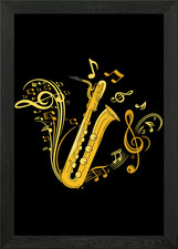 Bass saxophone player - bass,