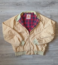 Vintage Baracuta Harrington Jacket G9 Beige Tartan Lining Mod Retro 44L