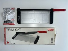 TRIM CAT M+R SAFETY ARM TRIMMER GUILLOTINE 32cm PAPER CUTTER ART CRAFT