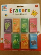8 Erasers Rubber Filler School